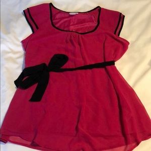 Motherhood cap sleeve shirt